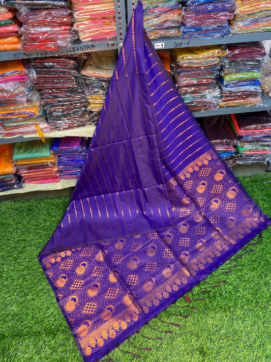 Authentic Kanjivaram Silk Sarees - Nivnyaa Fashion