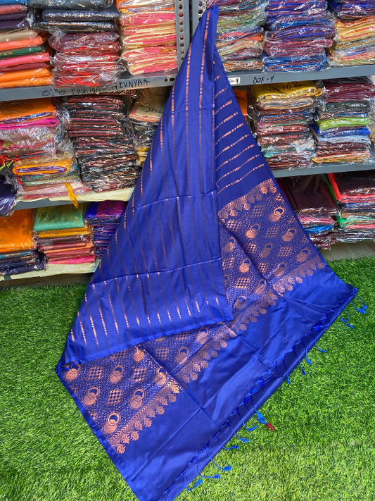 Authentic Kanjivaram Silk Sarees - Nivnyaa Fashion