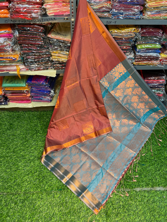 Authentic Kanjivaram Silk Sarees - Nivnyaa Fashion