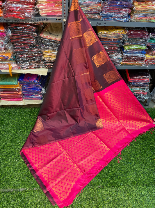 Authentic Kanjivaram Silk Sarees - Nivnyaa Fashion