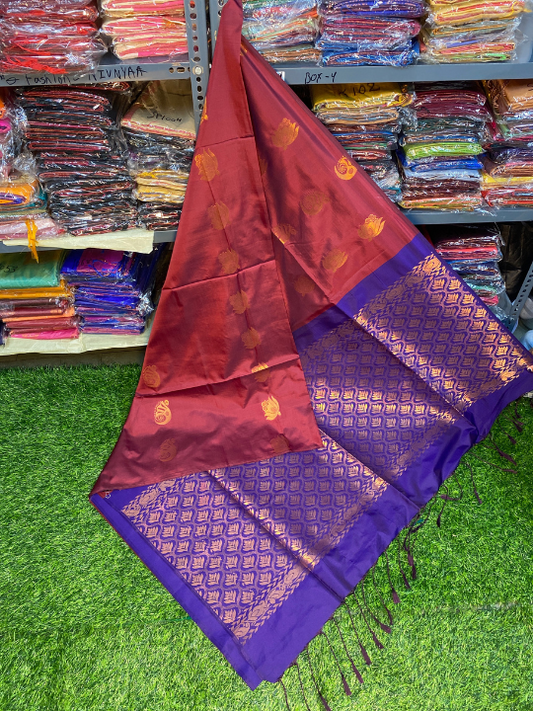 Authentic Kanjivaram Silk Sarees - Nivnyaa Fashion