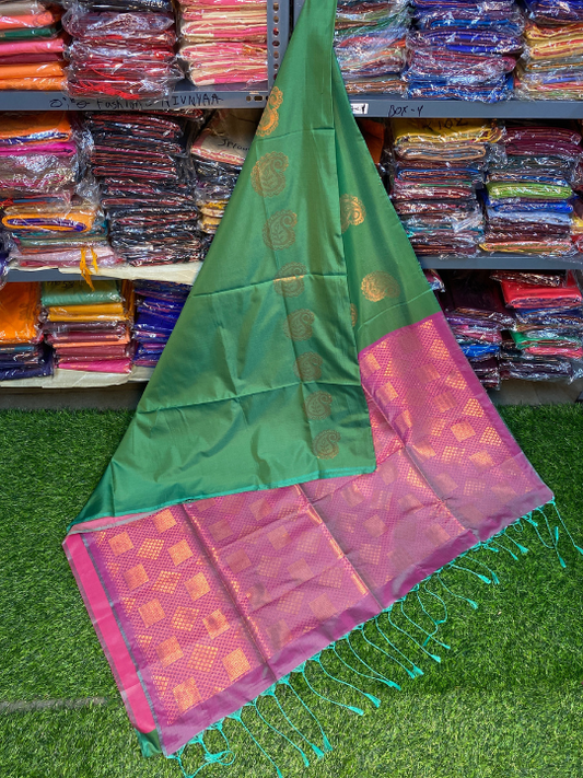 Authentic Kanjivaram Silk Sarees - Nivnyaa Fashion