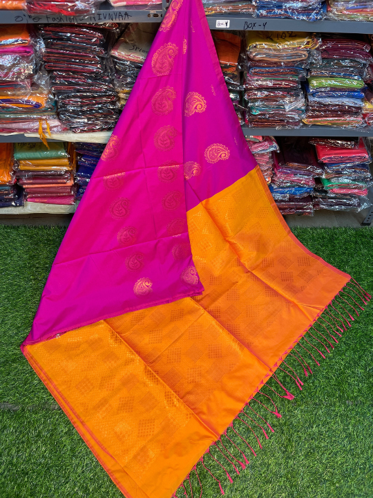 Authentic Kanjivaram Silk Sarees - Nivnyaa Fashion