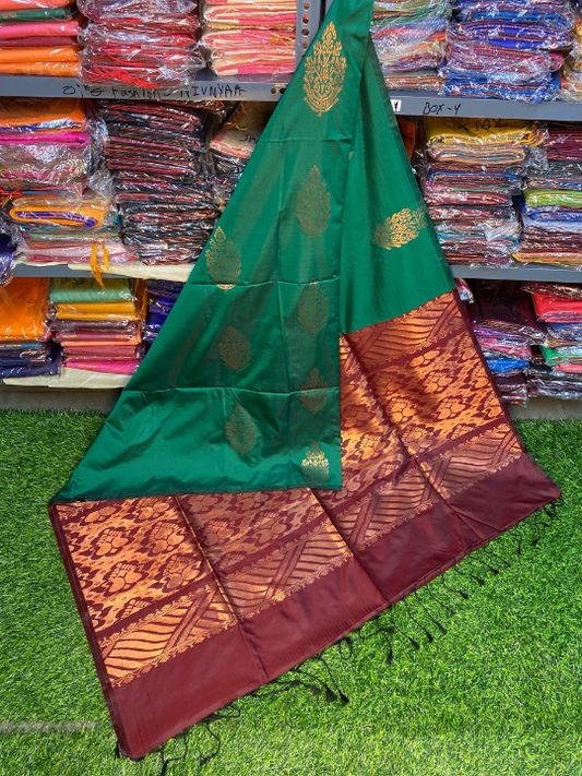 Authentic Kanjivaram Silk Sarees - Nivnyaa Fashion