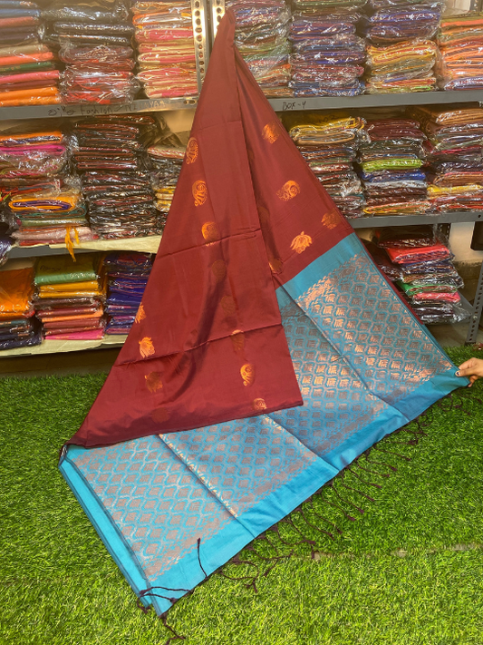 Authentic Kanjivaram Silk Sarees - Nivnyaa Fashion