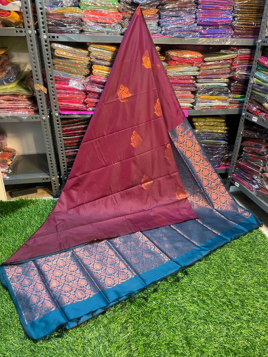 Authentic Kanjivaram Silk Sarees - Nivnyaa Fashion