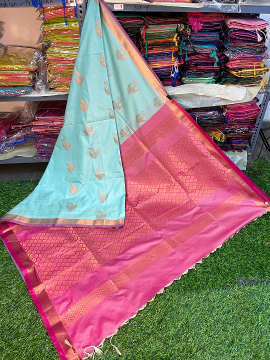 Authentic Kanjivaram Silk Sarees - Nivnyaa Fashion