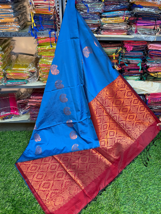 Authentic Kanjivaram Silk Sarees - Nivnyaa Fashion